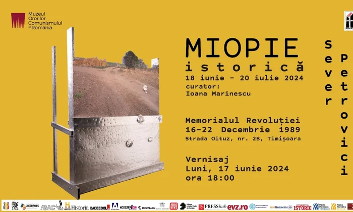 „Miopie istorică”, o expoziție despre arheologia memoriei la Memorialul Revoluției din Timișoara