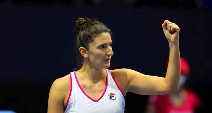 Irina Begu, a patra româncă în turul 2 la Wimbledon. Foto EPA EFE 