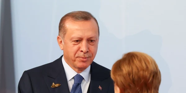 Summit G20 - Angela Merkel & Recep Tayyip Erdogan preşedintele Turcia / FOTO Guliver / GettyImages / 7 iul 2017