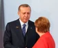 Summit G20 - Angela Merkel & Recep Tayyip Erdogan preşedintele Turcia / FOTO Guliver / GettyImages / 7 iul 2017