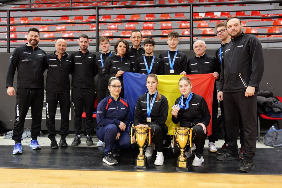 România a câștigat șase medalii la Europenele de tenis de masă Under-21