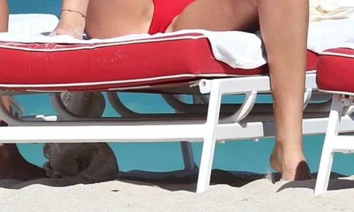 Toni Garrn and Alina Baikova go topless while tanning at the beach jpeg