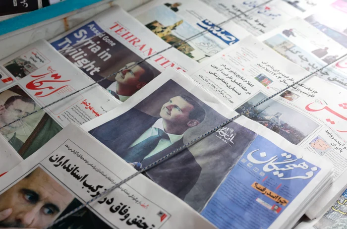 Reacții ale presei din Iran după căderea regimului Assad FOTO EPA-EFE