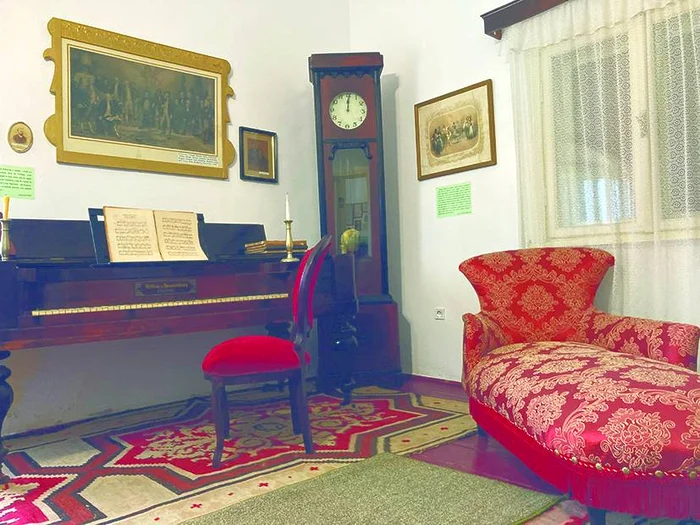 Conacul Negruzzi din lunca Prutului - Salonul de muzică