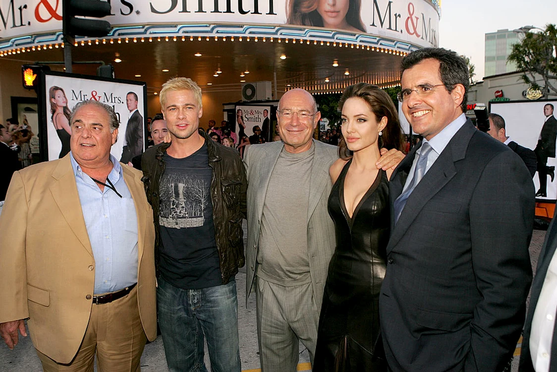 Angelina Jolie și Brad Pitt, la premiera filmului 'Mr. &amp; Mrs. Smith', 7 Iunie 2005
