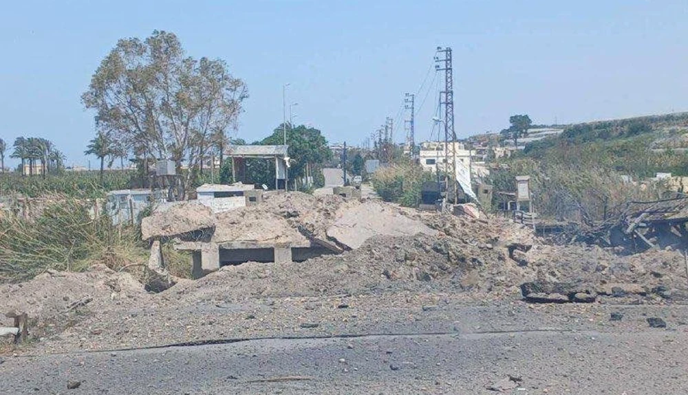 Podul a fost distrus într-un atac israelian FOTO X /  Open Source Intel @Osint613 