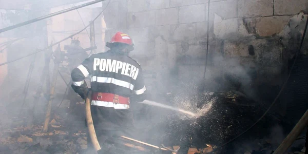 incendiu pompieri