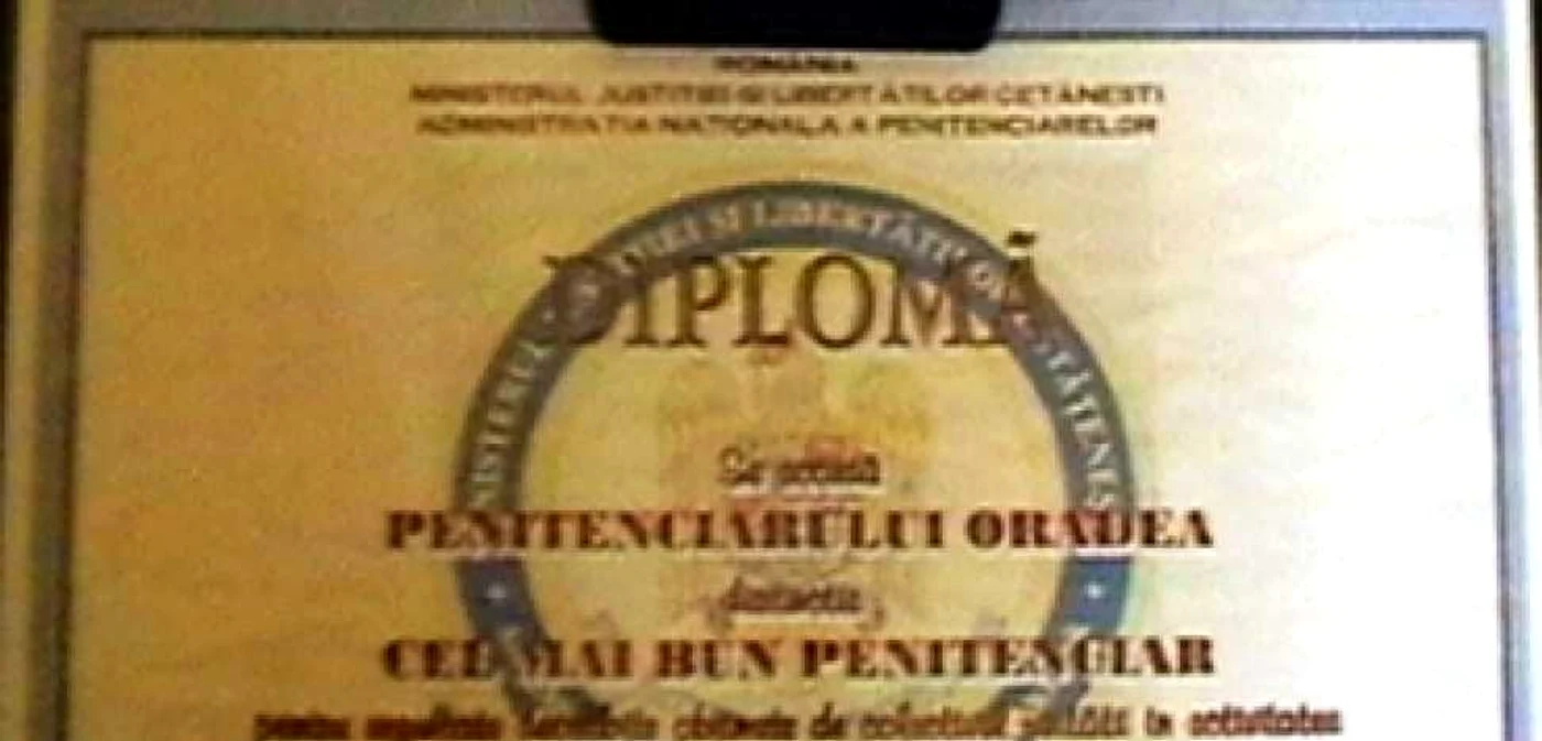Oradea: Penitenciarul din Oradea, cel mai bun din țară