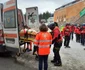 Imagini de la exerciţiul de salvare de pe pârtiile de la Transalpina Vidra - Voineasa din judeţul Vâlcea Foto ISU Vâlcea