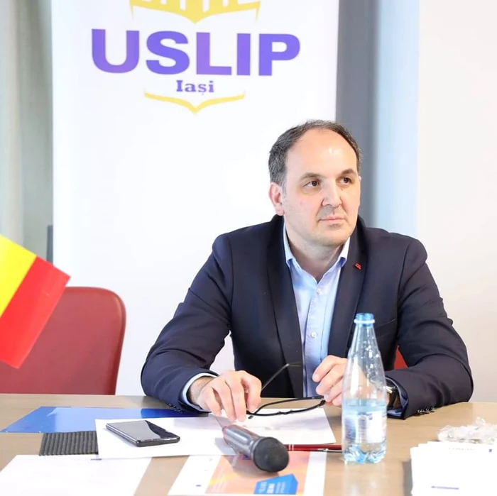 Laviniu Lăcustă, liderul USLIP Iași  Sursa foto: Arhiva personală