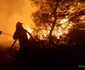 Pompierii români au luptat toată noaptea cu incendiile din Grecia. FOTO: IGSU  