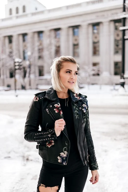 floral printed leather jacket outfit jpg jpeg