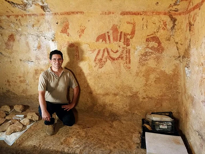 descoperire arheologica importanta un mormant pictat de etrusci acum 2 500 de ani cu o scena unica a fost gasit in italia 952171 jpg
