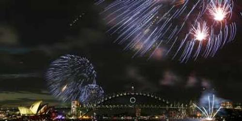 Australienii au întâmpinat noul an cu un spectacol grandios de artificii