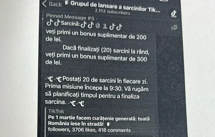 Mesajele primite de bărbat FOTO: Antena 3