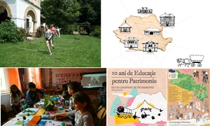 Copiii implicați în salvarea comorilor ascunse ale României prin Caravana de Patrimoniu Foto Pro Patrimonio