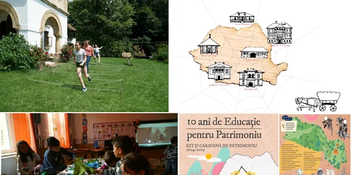 Copiii implicați în salvarea comorilor ascunse ale României prin Caravana de Patrimoniu Foto Pro Patrimonio