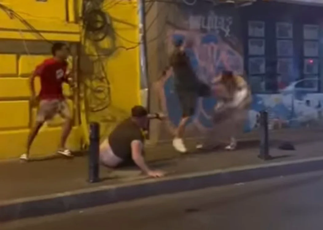 Bătaia a avut loc în București FOTO: Captură video