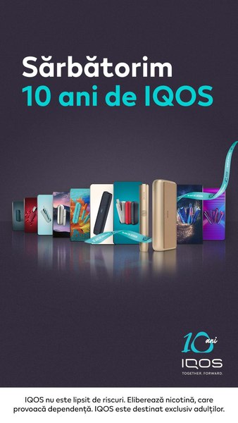 10 ani de IQOS!  Philip Morris International aniversează 10 ani de călătorie către un viitor fără fum