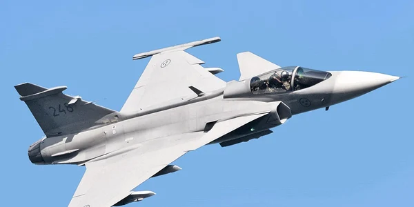 1200px Saab JAS 39 Gripen at Kaivopuisto Air Show, June 2017 (altered) copy jpg