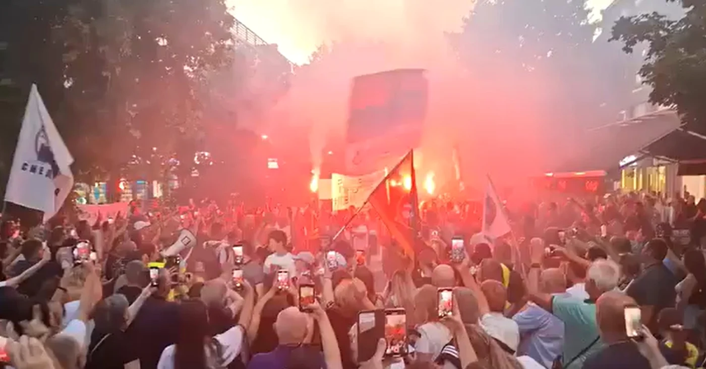 Proteste în Serbia Foto: Captură video X