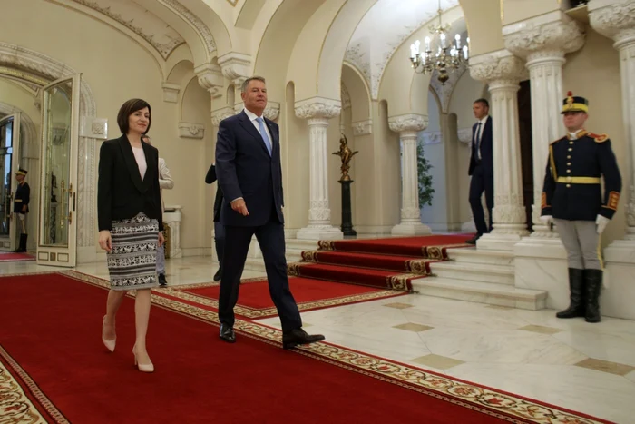 Maia Sandu Klaus Iohannis la Cotroceni FOTO Inquam Photos / Octav Ganea