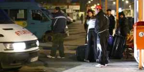 Autogara Nord din Craiova. 