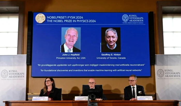 Premiul Nobel pentru fizică 2024 FOTO: X