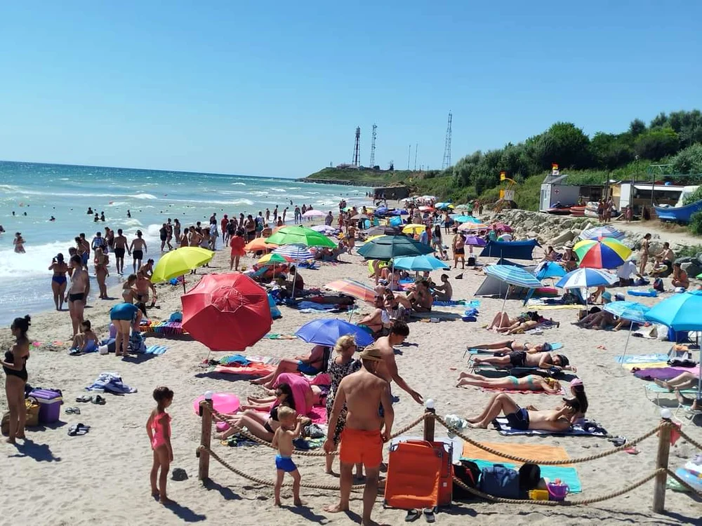 Plaja Tuzla, 6 iulie 2024   Foto Facebook Bogdan Praisu