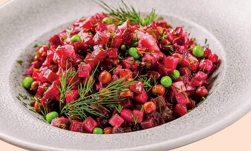 salata de sfecla rosie cu mazare si marar jpg