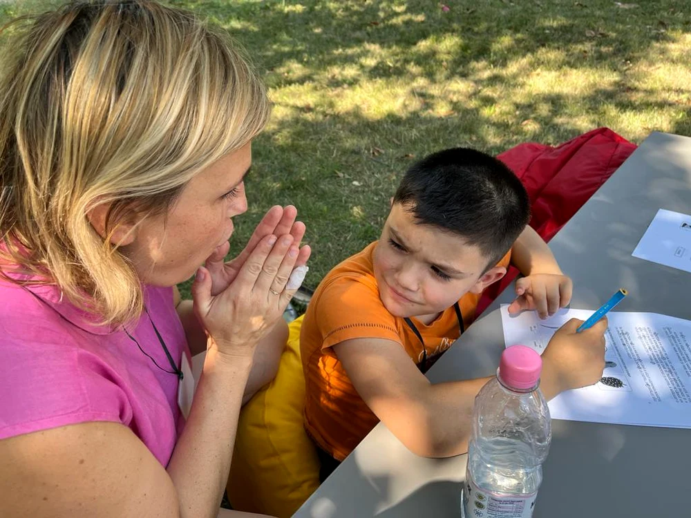 Sorana face mereu legătura între ceea ce predă și ceea ce copiii știu deja FOTO arhiva personală