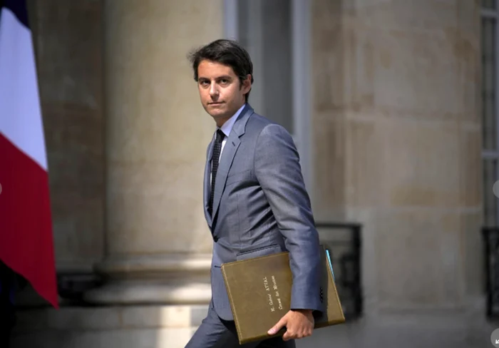 Gabriel Attal are 34 de ani și este homosexual declarat. Foto: AP