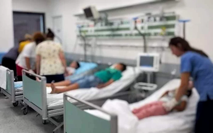 Copiii au ajuns la spital cu dureri mari de burtă FOTO: FB/Aladin Georgescu