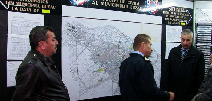 În subsolul clădirii Prefecturii Buzău este amenajat un buncăr care adăposteşte în caz de dezastre centrul de comandă FOTO: Iulian Bunilă