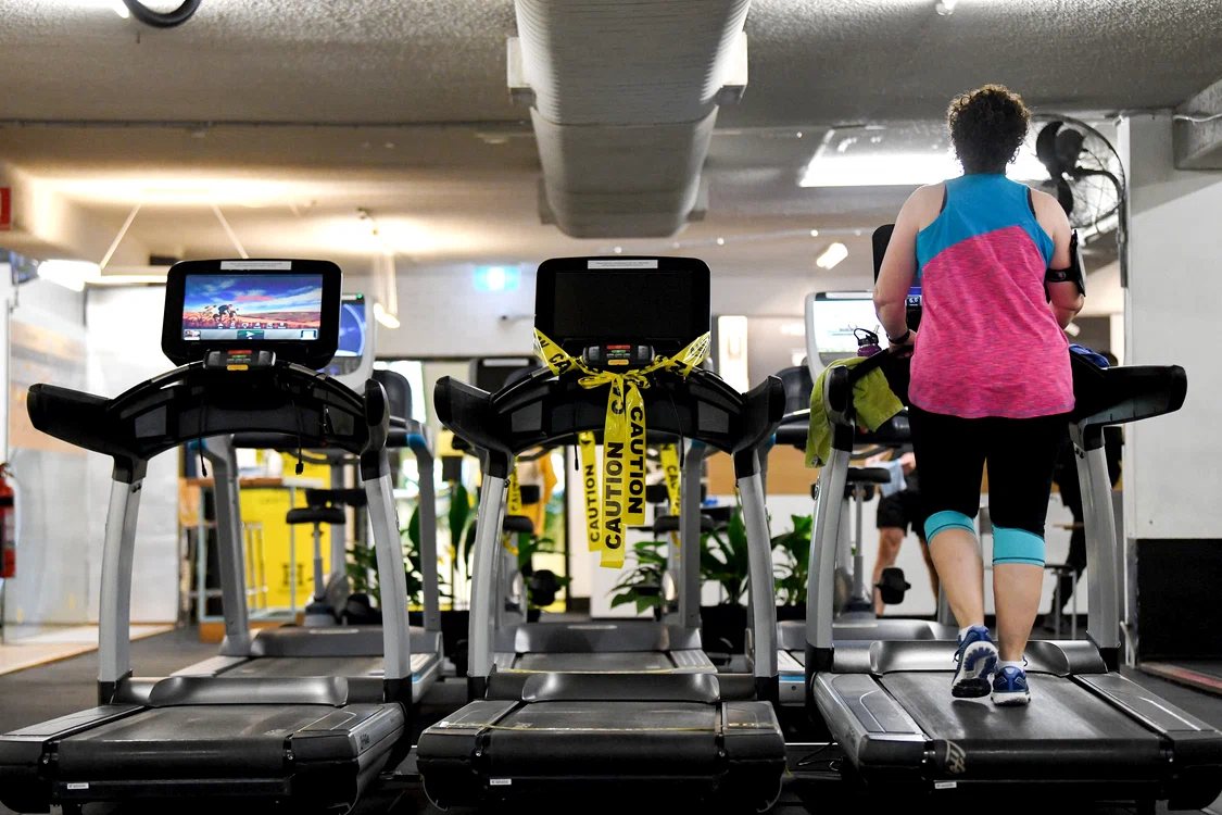 
    Fiecărei persoane îi revine un spaţiu de 7 mp în cazul exerciţiilor la aparate şi 10 mp în cazul exerciţiilor de tip aerobicFoto: EPA-EFE  