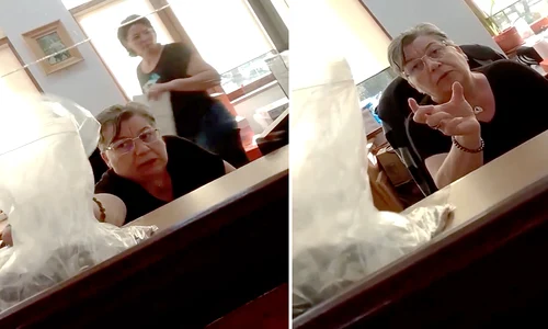 un pensionar a venit cu un sac de monede sa plateasca taxele locale la vaslui, angajata i a cerut sa ii aranjeze foto Vremea Nouă jpg