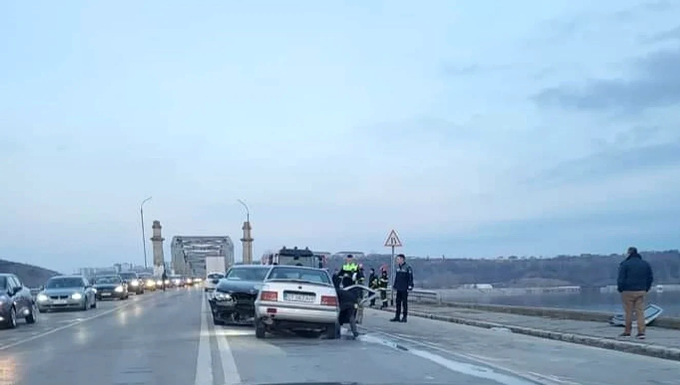 Șoferul de 29 ani a pătruns pe contrasens FOTO: Fb/Minel Ciocan