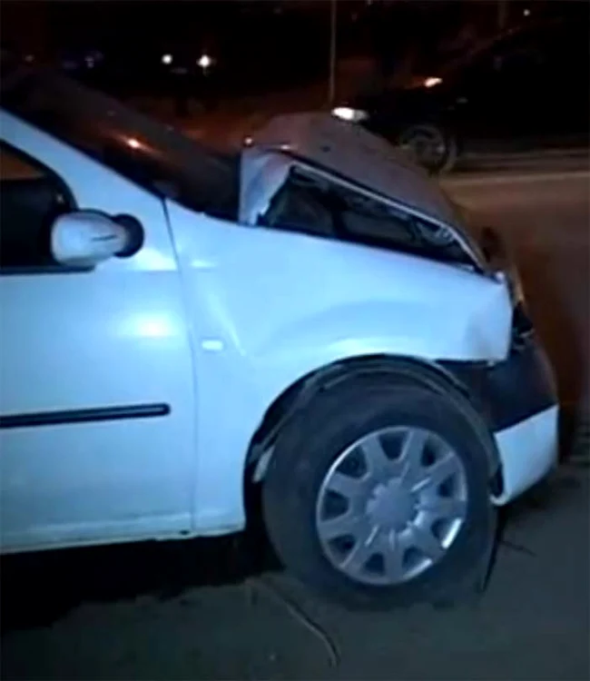 Poliţistul circula cu viteză (Captură: RTV)