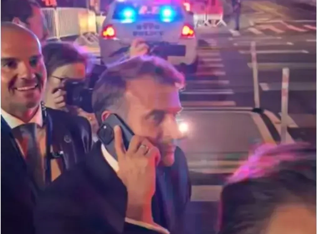 Președintele Emmanuel Macron FOTO: captura video