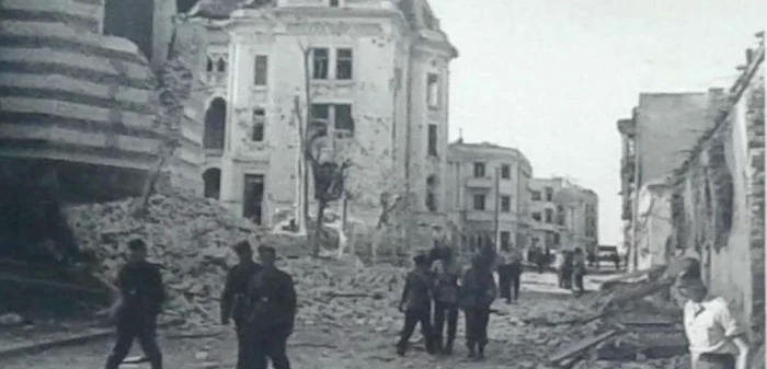 Palatul Arhiepiscopal a fost bombardat în 1941. Sursa FOTO Arhivele Judeţene Constanţa