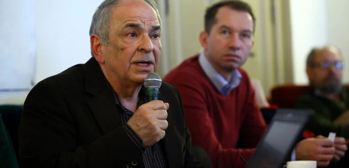 Gabriel Liiceanu, la dezbaterea de la Grupul de Dialog Social FOTOGRAFII: David Muntean