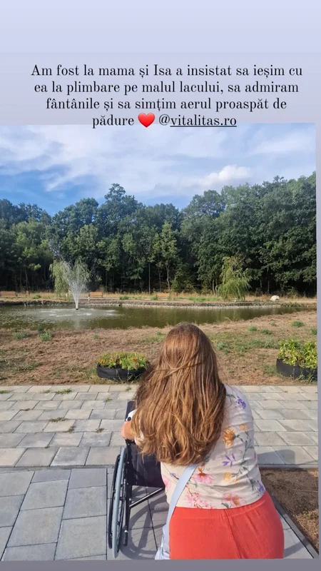Imagine emoționantă postată de Oana Roman Foto: Instagram