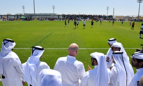 Însuşi preşedintele FIFA a mers să vadă cum stau lucrurile în Qatar şi s a observat că sunt întârzieri la construcţia unor stadioane jpeg