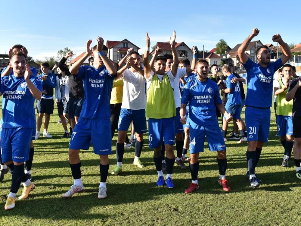 
    Jucătorii din Filiași au eliminat și pe UTA și pe Hermannstadt din Cupa RomânieiFOTO: Sportpictures.eu  