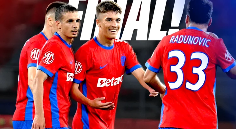 Alexandru Stoian și-a salvat echipa de la înfrângere. Foto Facebook FCSB 