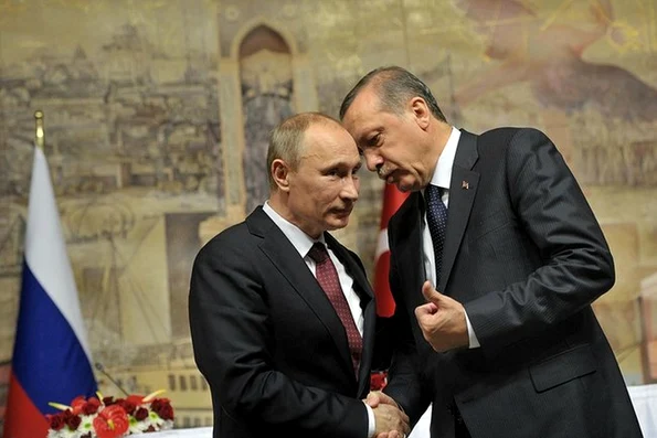 Vladimir Putin și Recep Tayyip Erdogan (© Kremlin.ru)