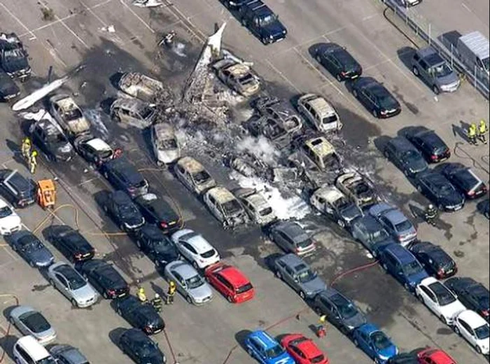 Avionul s-a prăbuşit vineri în Marea Britanie