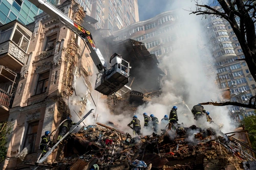 Atac cu dronă asupra Kievului | Război în Ucraina | 17 octombrie 2022 Foto Profimedia