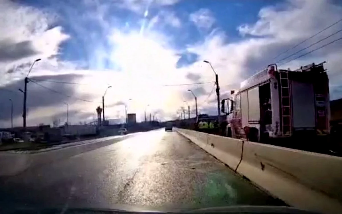Accident la Sântuhalm. Sursa:cameră de bord. Facebook. Info Trafic,