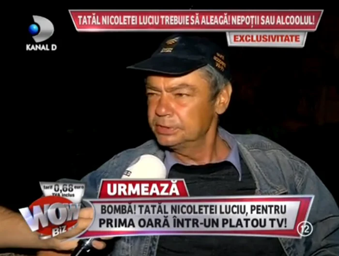 Tatăl Nicoletei Luciu